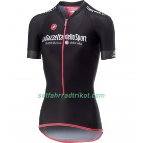 Schwarzes Radtrikot kurzarm 2018 Giro d'Italia Damen